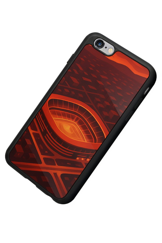 iPhone 6s Plus Uyumlu Aslan Tasarımlı Glossy Premium Kılıf