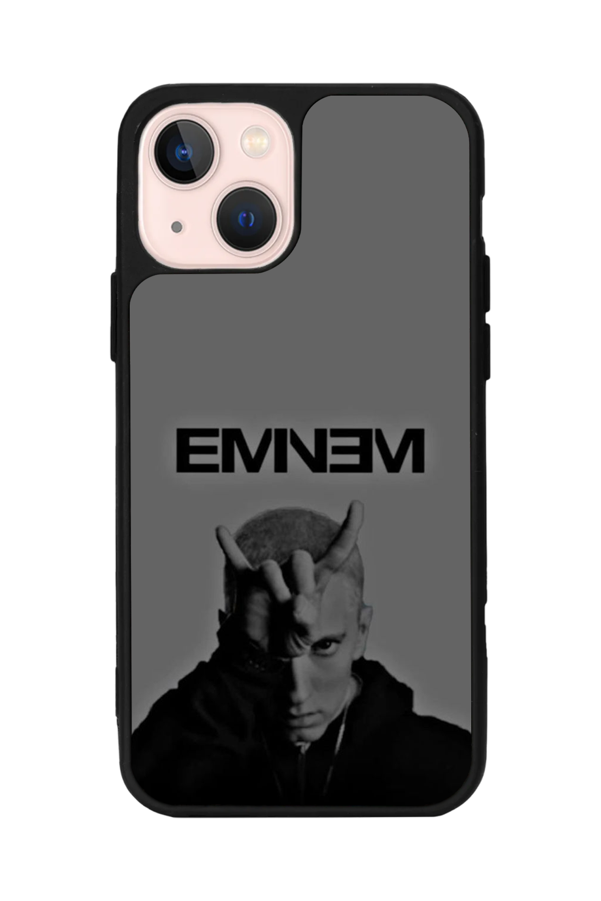iPhone 13/14 Uyumlu Eminem Tasarımlı Glossy Premium Kılıf