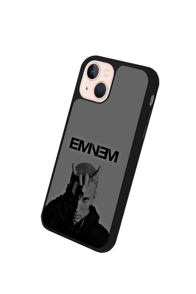 iPhone 13/14 Uyumlu Eminem Tasarımlı Glossy Premium Kılıf