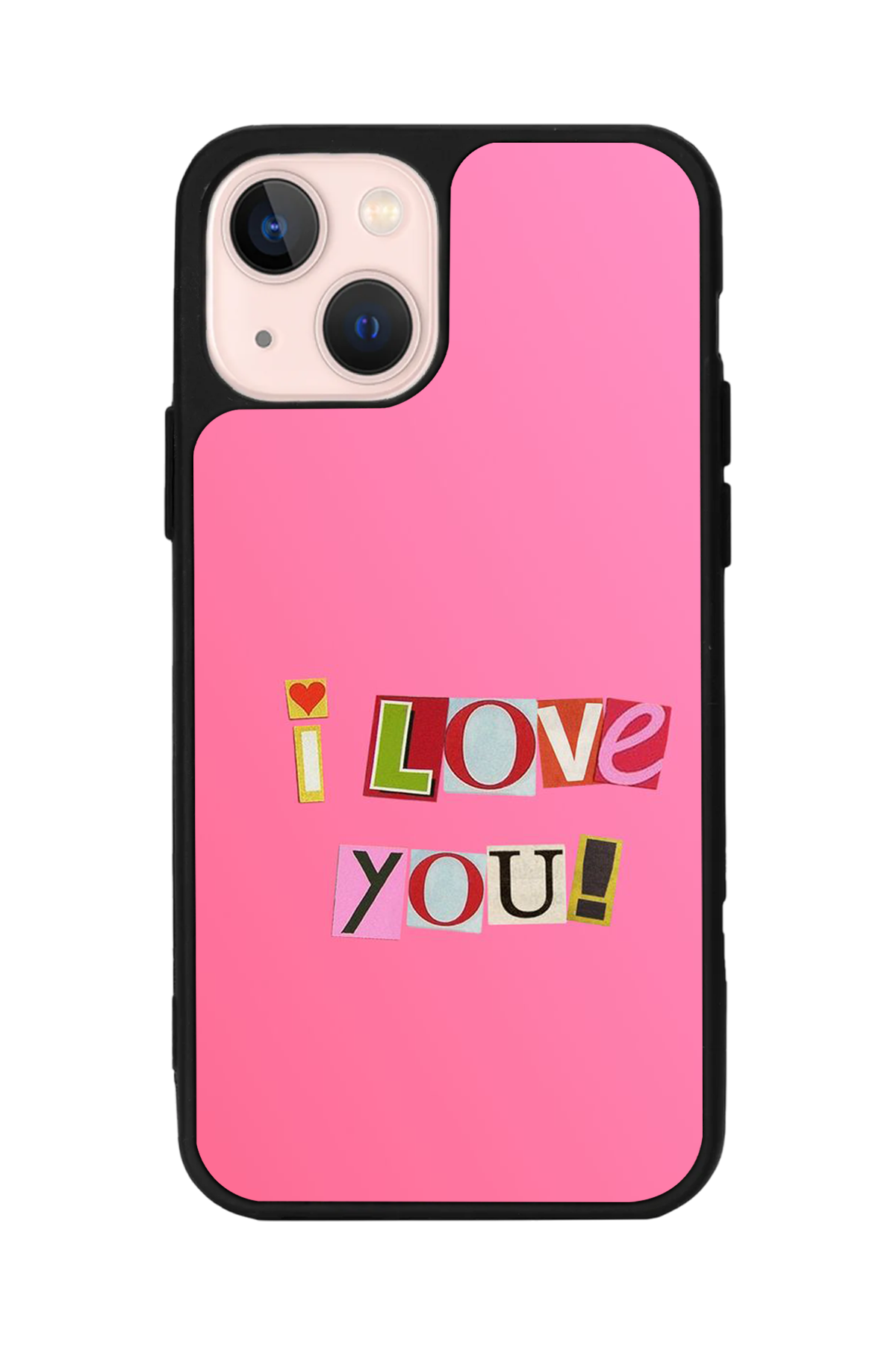 iPhone 15 Uyumlu Kalp Love Tasarımlı Glossy Premium Kılıf