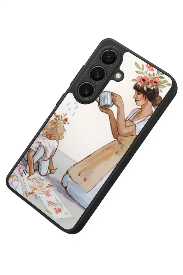 Samsung Galaxy S26 Uyumlu Kalp Love Tasarımlı Glossy Premium Kılıf