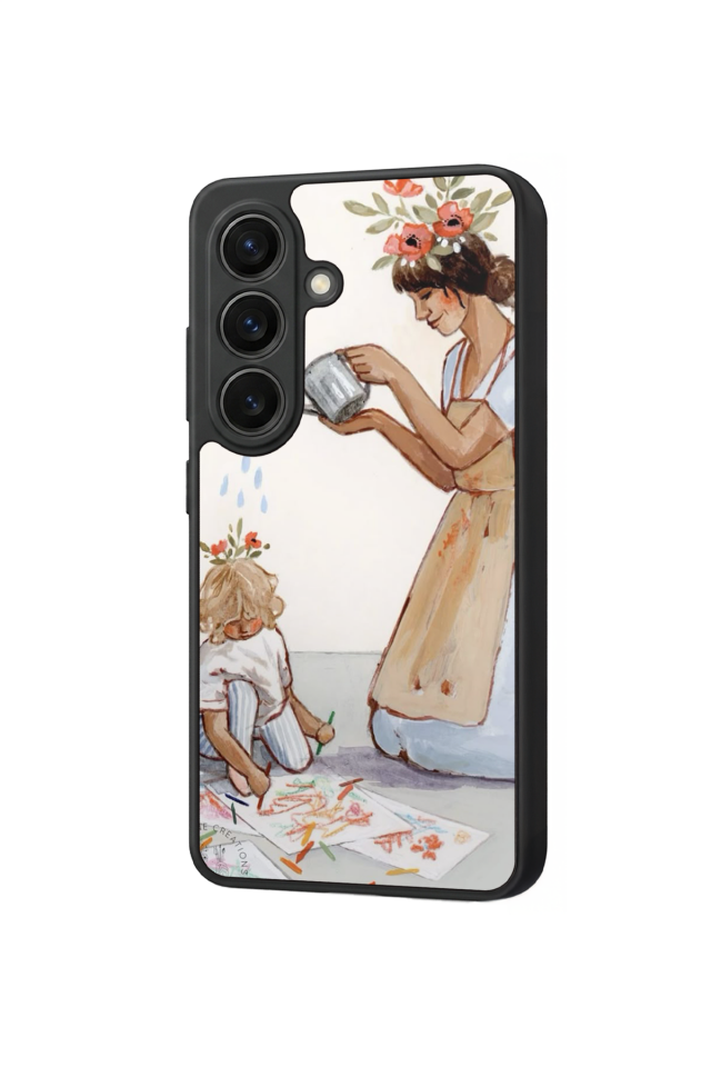 Samsung Galaxy S26 Uyumlu Kalp Love Tasarımlı Glossy Premium Kılıf