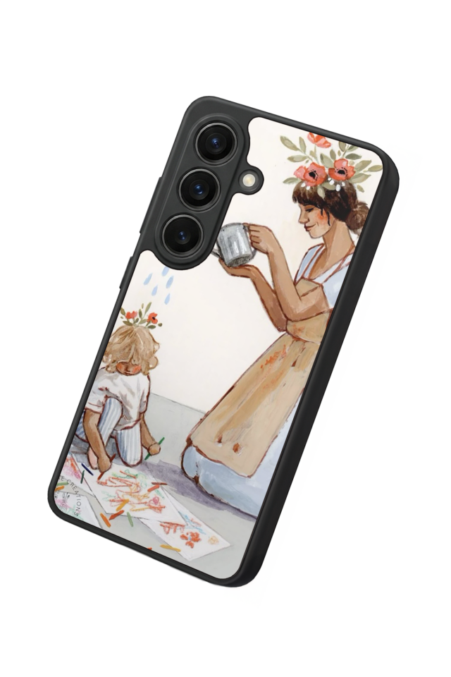 Samsung Galaxy S26 Uyumlu Kalp Love Tasarımlı Glossy Premium Kılıf