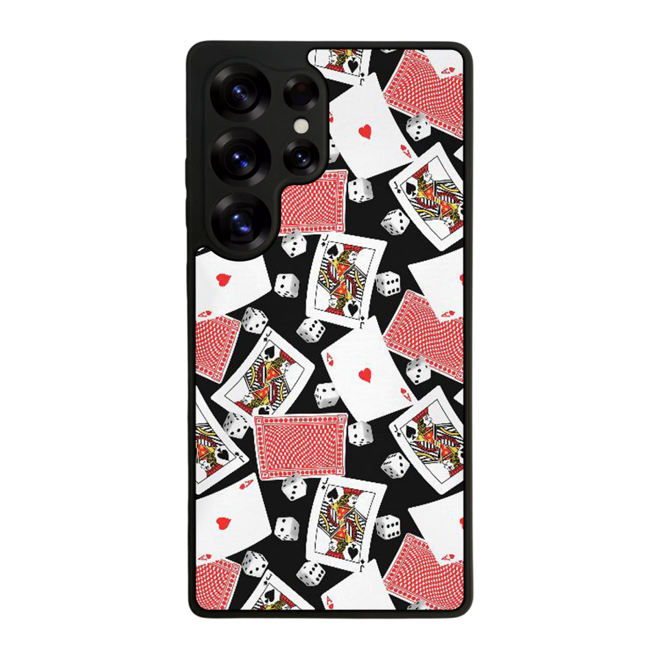 Samsung Galaxy S25 Ultra Uyumlu Kart Tasarımlı Glossy Premium Kılıf