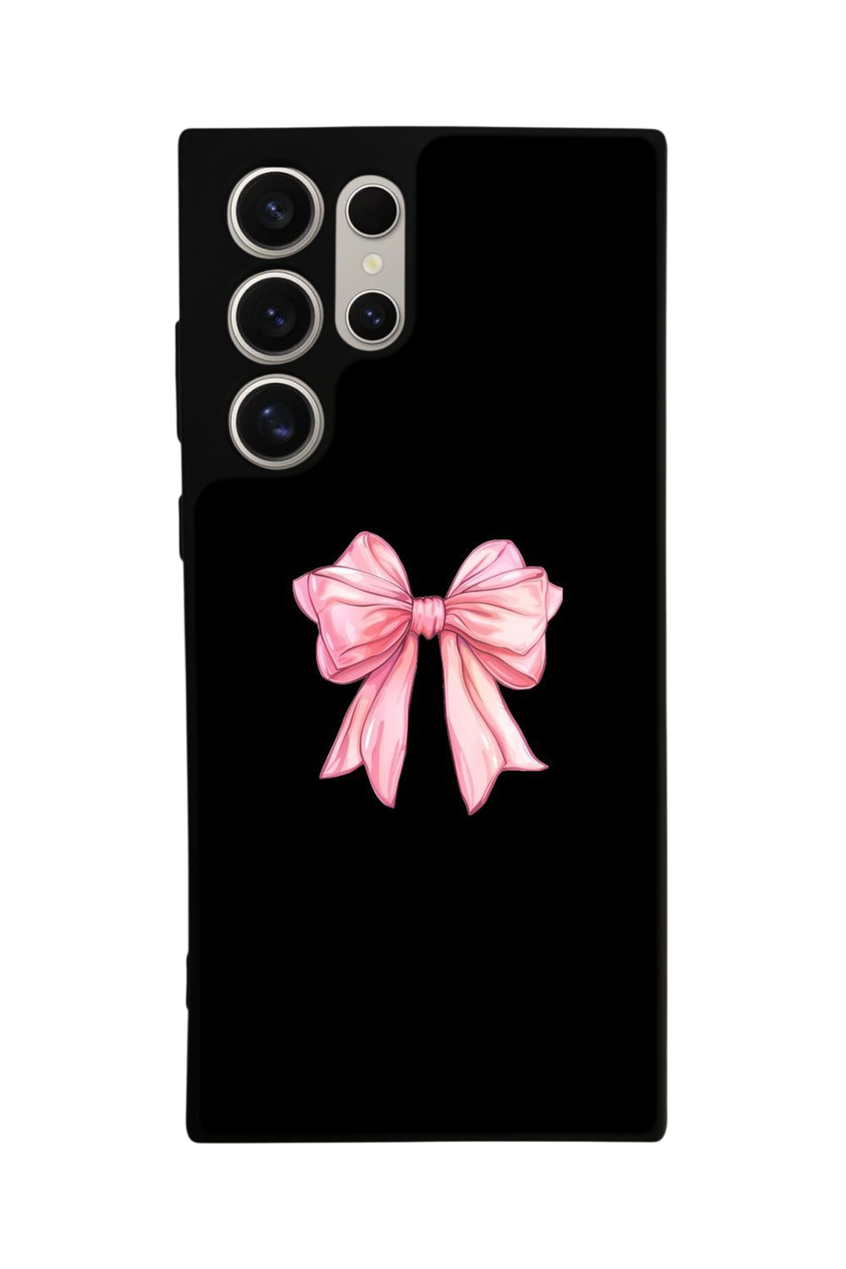 Samsung Galaxy S22 Ultra Uyumlu Kurdele Tasarımlı Glossy Premium Kılıf