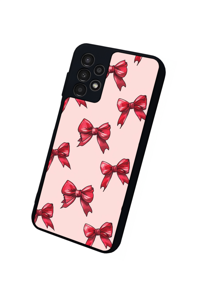 Samsung Galaxy A23 Uyumlu Kurdele Tasarımlı Glossy Premium Kılıf
