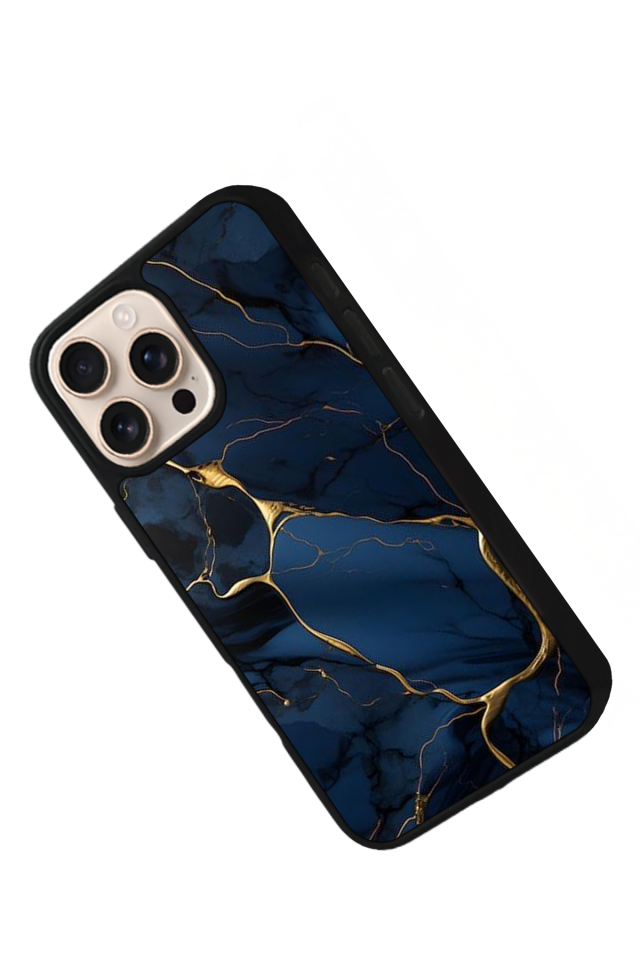 iPhone 14 Pro Max Uyumlu Mermer Marble Tasarımlı Glossy Premium Kılıf