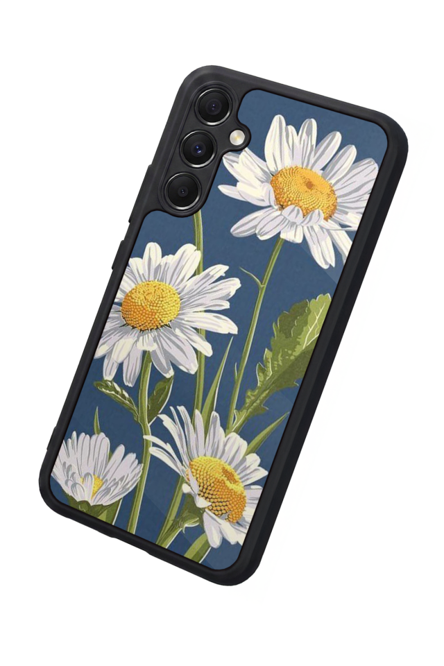 Samsung Galaxy A34 Uyumlu Papatya Tasarımlı Glossy Premium Kılıf