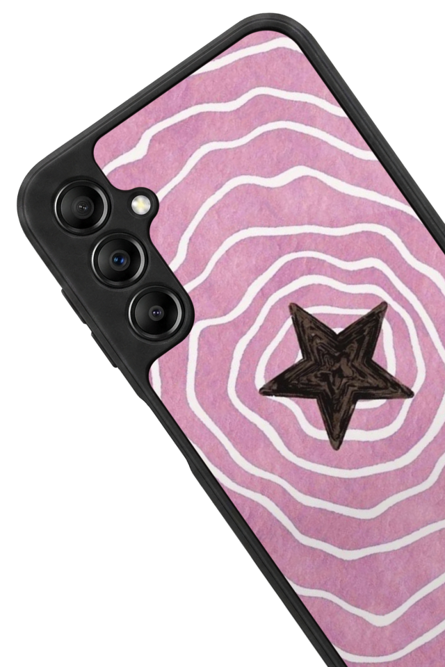 Samsung Galaxy A14 Uyumlu Retro Yildizlar Tasarımlı Glossy Premium Kılıf