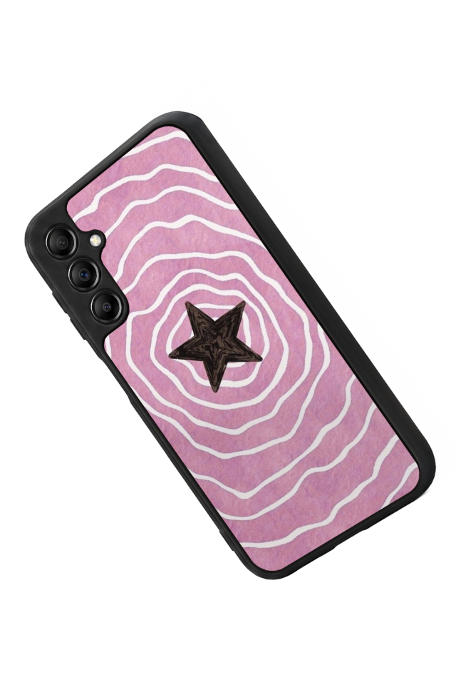 Samsung Galaxy A14 Uyumlu Retro Yildizlar Tasarımlı Glossy Premium Kılıf