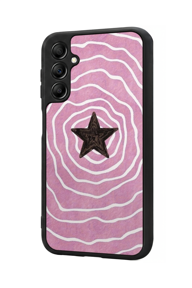 Samsung Galaxy A14 Uyumlu Retro Yildizlar Tasarımlı Glossy Premium Kılıf
