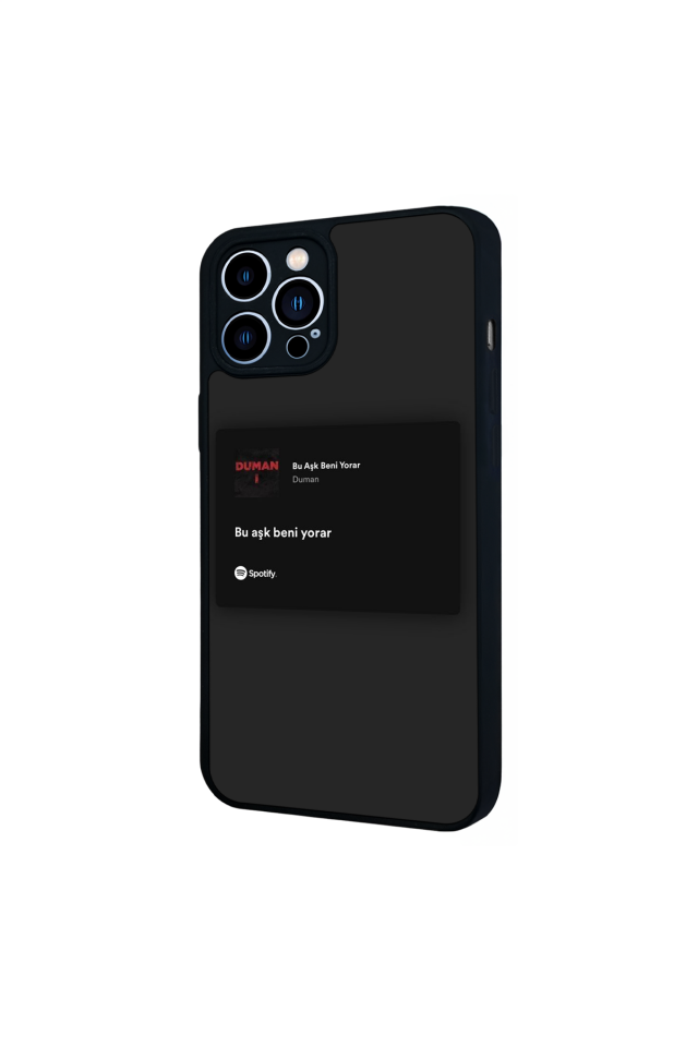 iPhone 13 Pro Max Uyumlu Sarki Sozleri Tasarımlı Glossy Premium Kılıf