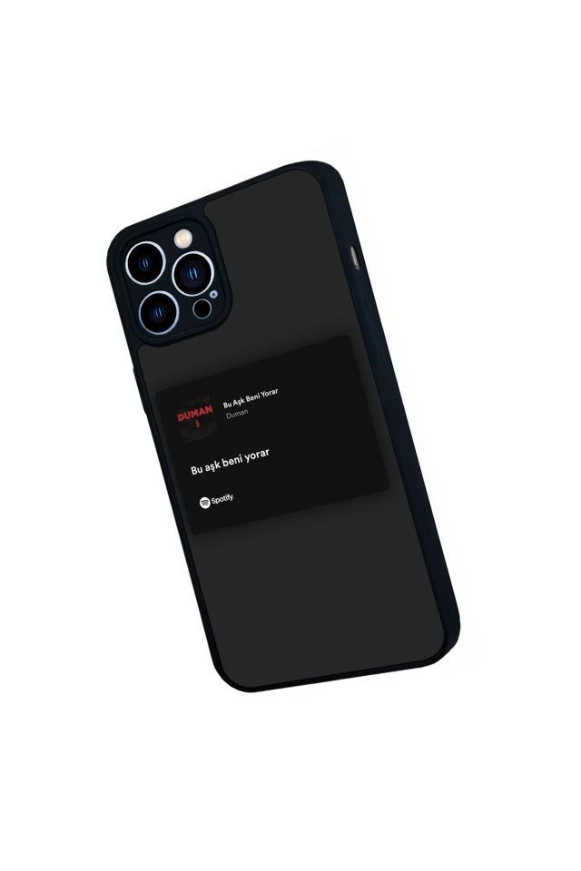 iPhone 13 Pro Max Uyumlu Sarki Sozleri Tasarımlı Glossy Premium Kılıf
