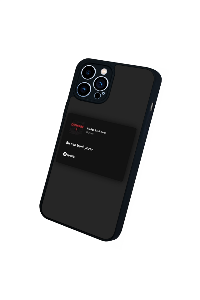 iPhone 13 Pro Max Uyumlu Sarki Sozleri Tasarımlı Glossy Premium Kılıf