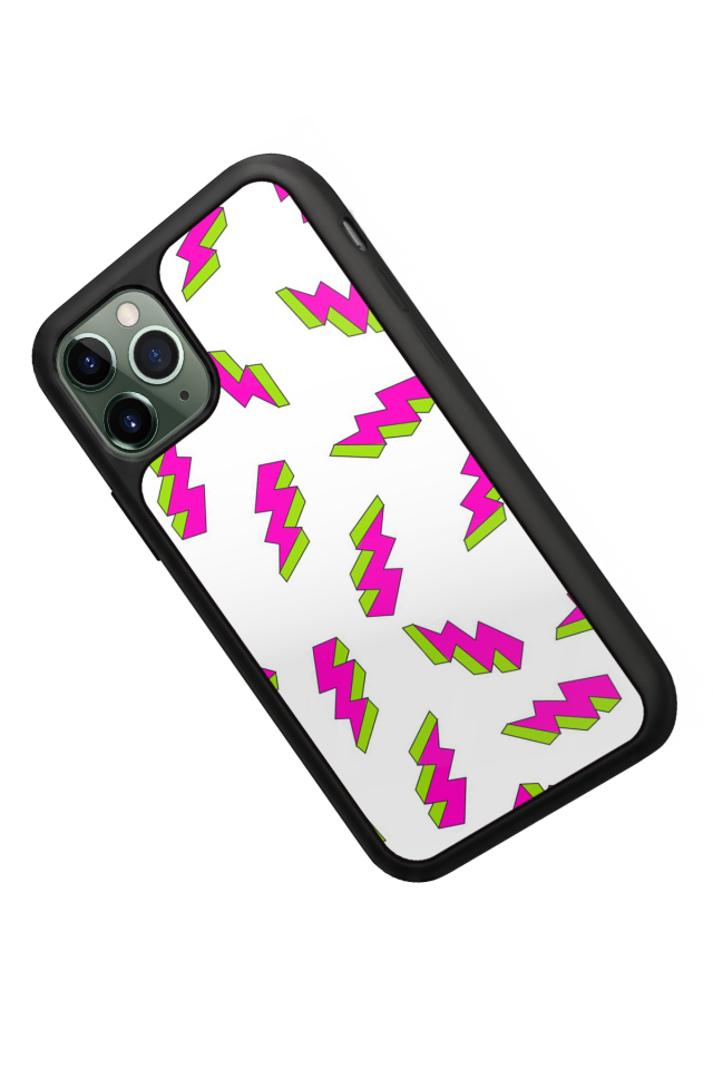 iPhone 11 Pro Uyumlu Simsek Tasarımlı Glossy Premium Kılıf