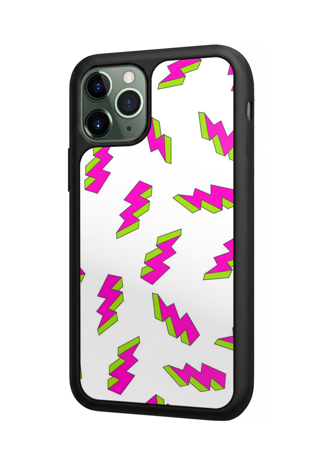 iPhone 11 Pro Uyumlu Simsek Tasarımlı Glossy Premium Kılıf