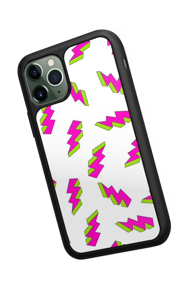 iPhone 11 Pro Uyumlu Simsek Tasarımlı Glossy Premium Kılıf