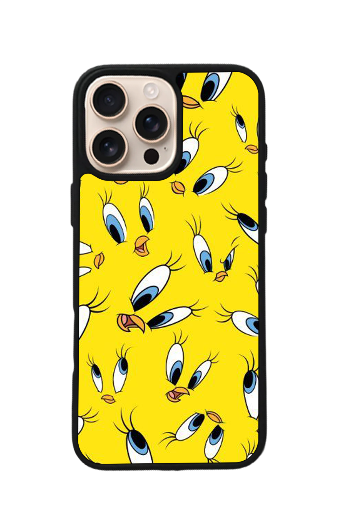iPhone 15 Pro Uyumlu Tweety Tasarımlı Glossy Premium Kılıf