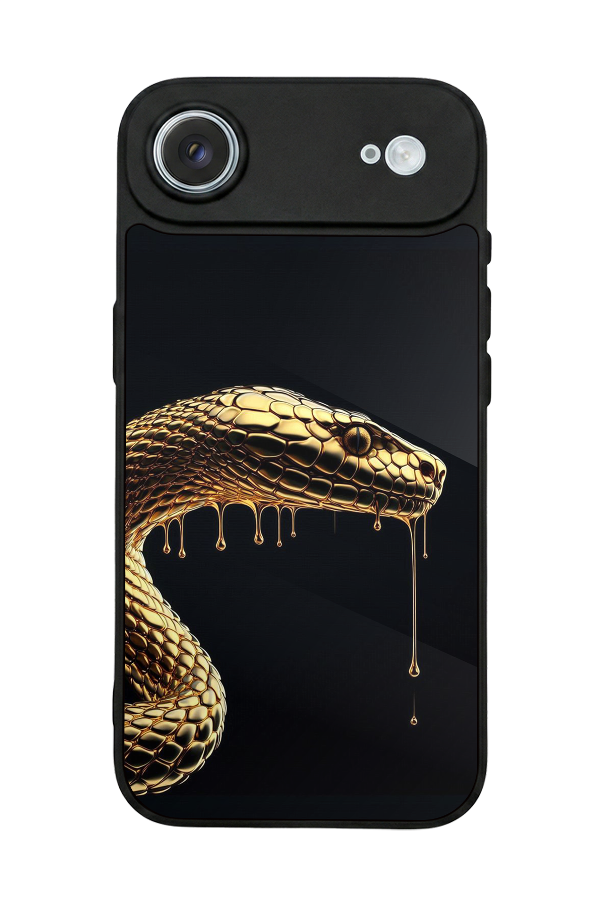 iPhone 17 Air Uyumlu Yılan Tasarımlı Glossy Premium Kılıf