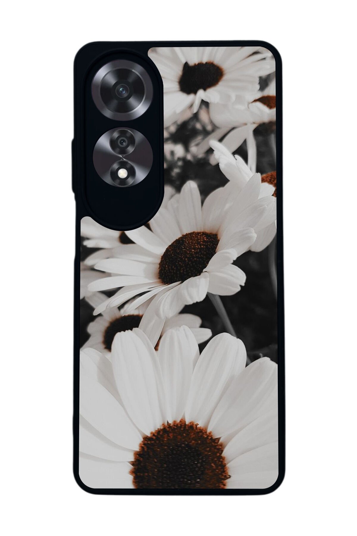 Oppo A60 Mat Siyah uyumlu Kılıf – Yumuşak Silikon, Koruyucu, Şok Emici Kapak