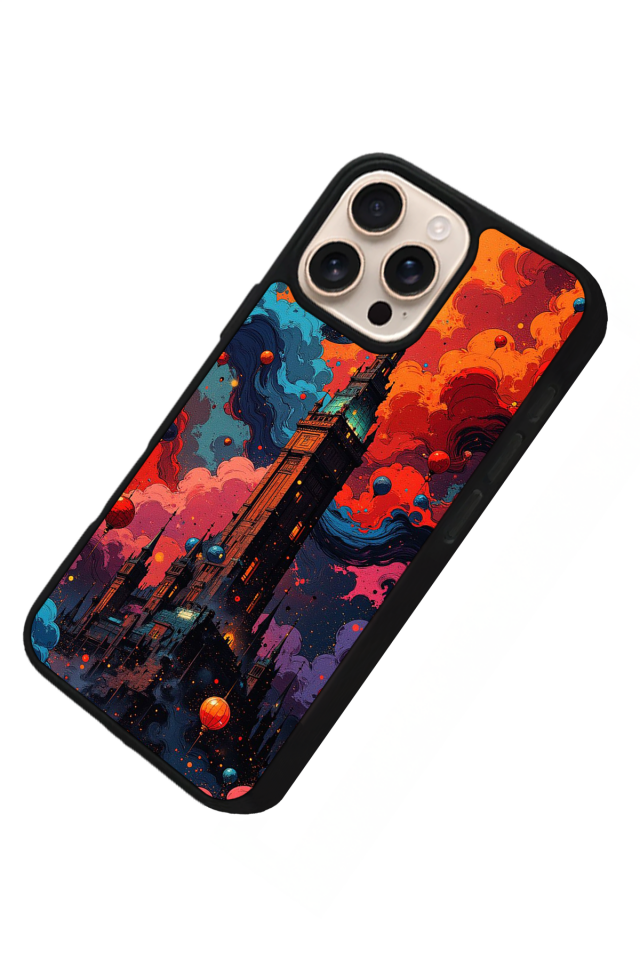 iPhone 15 Pro Max Uyumlu Abstract Tasarımlı Glossy Premium Kılıf