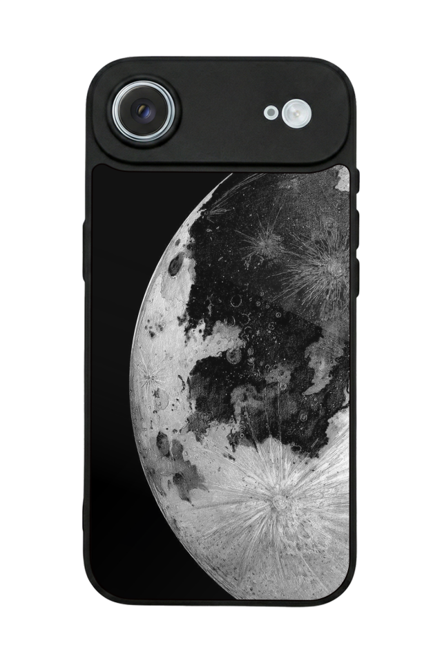 iPhone 17 Air Uyumlu Ay Tasarımlı Glossy Premium Kılıf