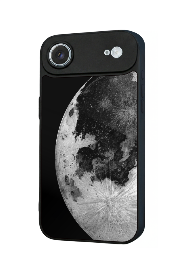 iPhone 17 Air Uyumlu Ay Tasarımlı Glossy Premium Kılıf