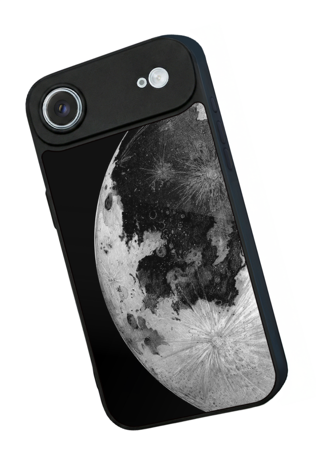 iPhone 17 Air Uyumlu Ay Tasarımlı Glossy Premium Kılıf