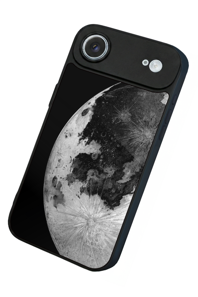 iPhone 17 Air Uyumlu Ay Tasarımlı Glossy Premium Kılıf