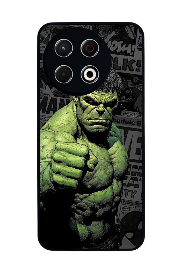 Tecno Spark 30 Pro Uyumlu Hulk Tasarımlı Glossy Premium Kılıf