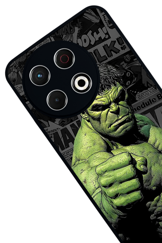 Tecno Spark 30 Pro Uyumlu Hulk Tasarımlı Glossy Premium Kılıf