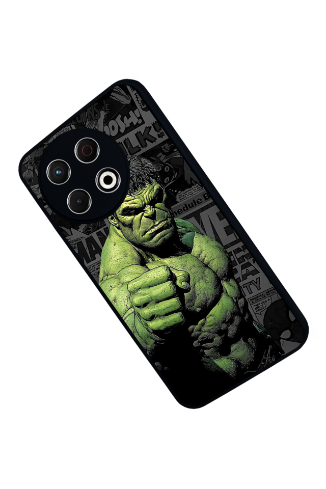 Tecno Spark 30 Pro Uyumlu Hulk Tasarımlı Glossy Premium Kılıf
