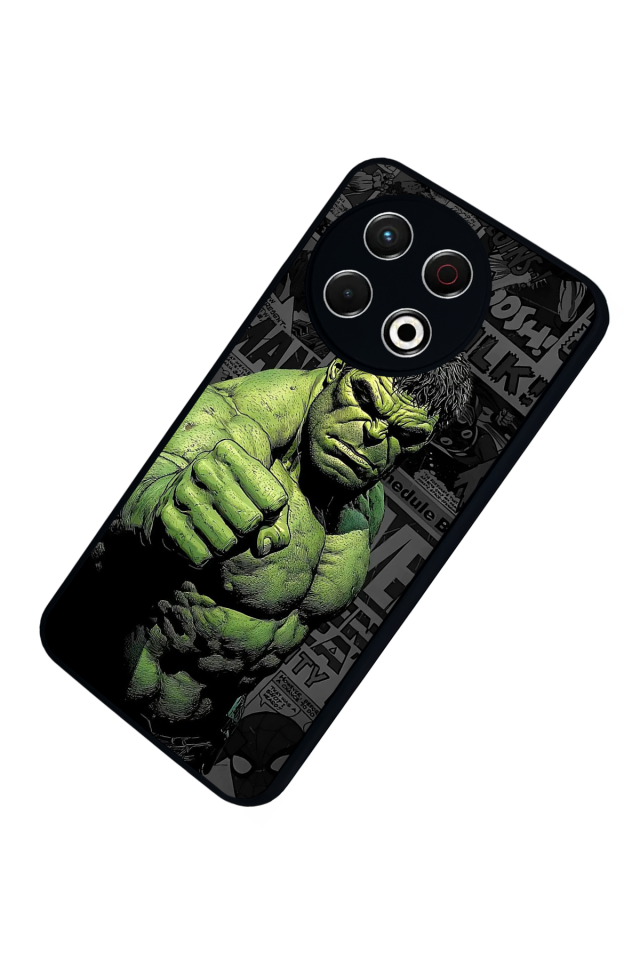 Tecno Spark 30 Pro Uyumlu Hulk Tasarımlı Glossy Premium Kılıf