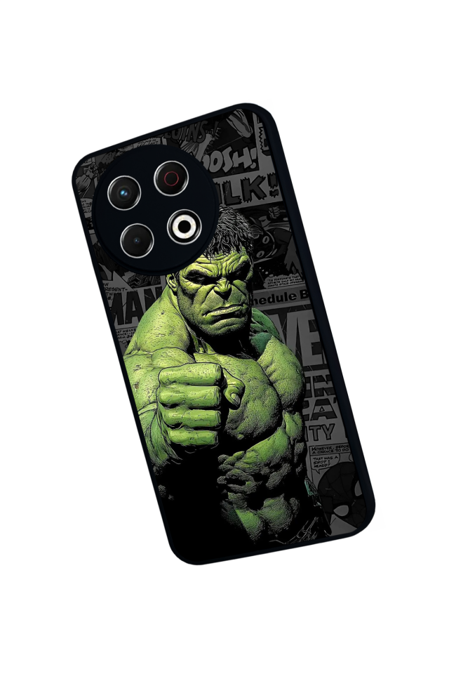 Tecno Spark 30 Pro Uyumlu Hulk Tasarımlı Glossy Premium Kılıf