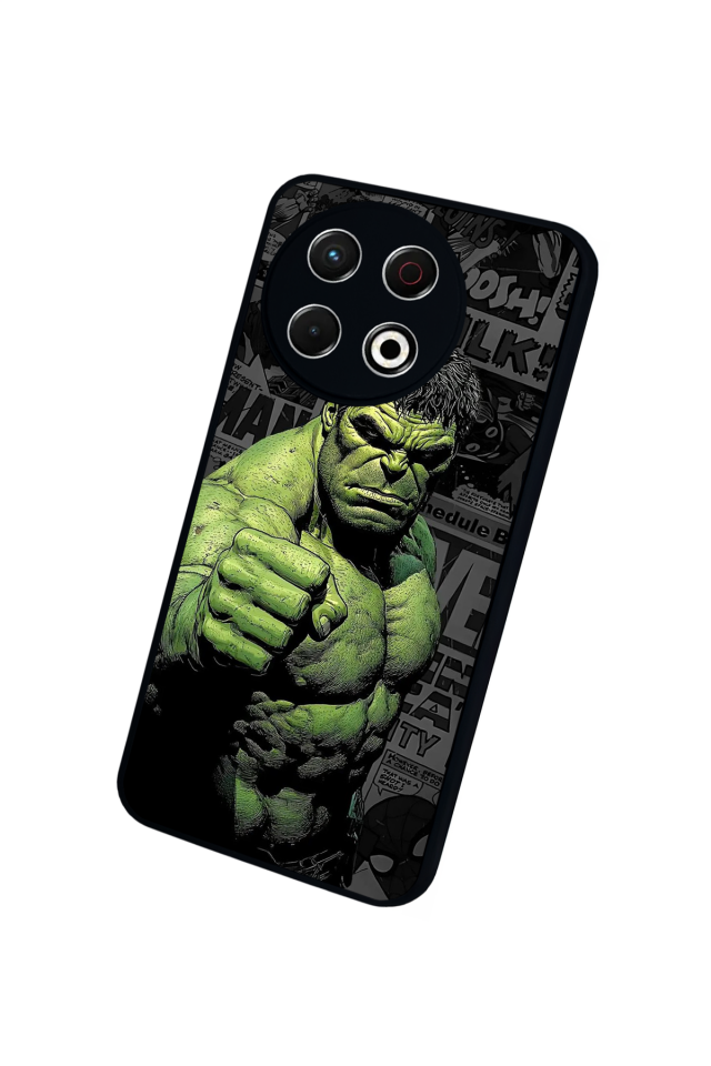 Tecno Spark 30 Pro Uyumlu Hulk Tasarımlı Glossy Premium Kılıf