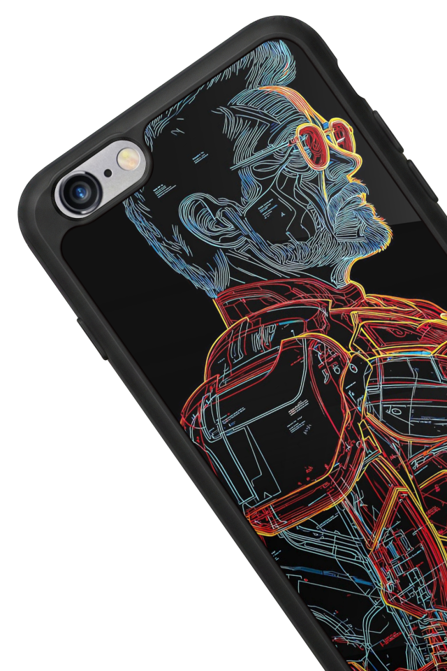 iPhone 6 Plus Uyumlu Iron Man ( Demir Adam ) Tasarımlı Glossy Premium Kılıf