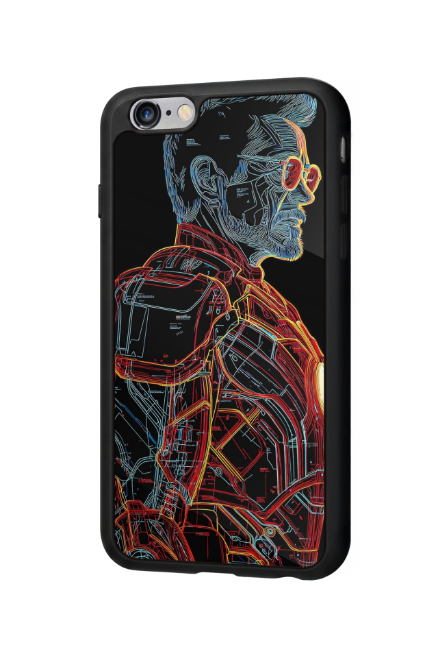iPhone 6 Plus Uyumlu Iron Man ( Demir Adam ) Tasarımlı Glossy Premium Kılıf