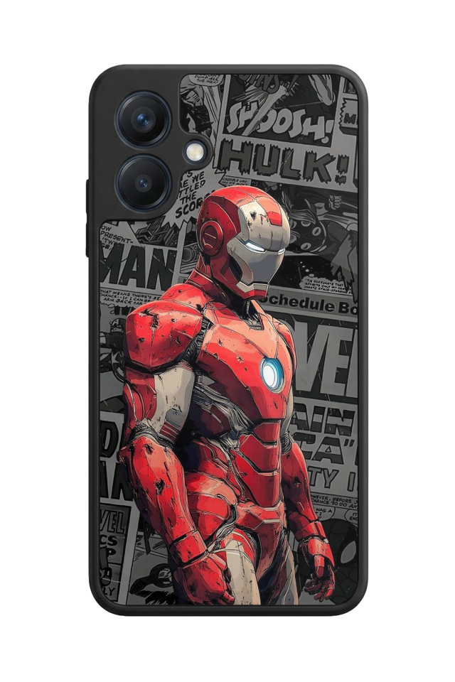 Samsung Galaxy A07 Uyumlu  Iron Man ( Demir Adam ) Tasarımlı Glossy Premium Kılıf