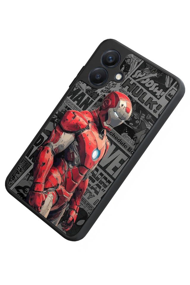 Samsung Galaxy A07 Uyumlu  Iron Man ( Demir Adam ) Tasarımlı Glossy Premium Kılıf
