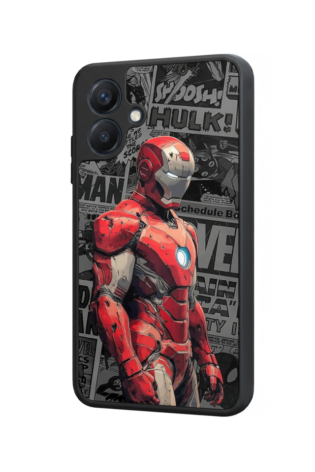 Samsung Galaxy A07 Uyumlu  Iron Man ( Demir Adam ) Tasarımlı Glossy Premium Kılıf