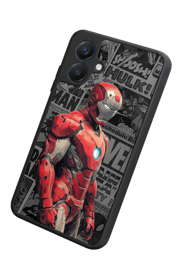 Samsung Galaxy A07 Uyumlu  Iron Man ( Demir Adam ) Tasarımlı Glossy Premium Kılıf