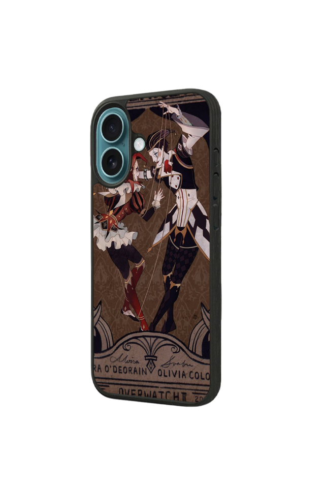 iPhone 16 Plus Uyumlu  Kalp Love Tasarımlı Glossy Premium Kılıf