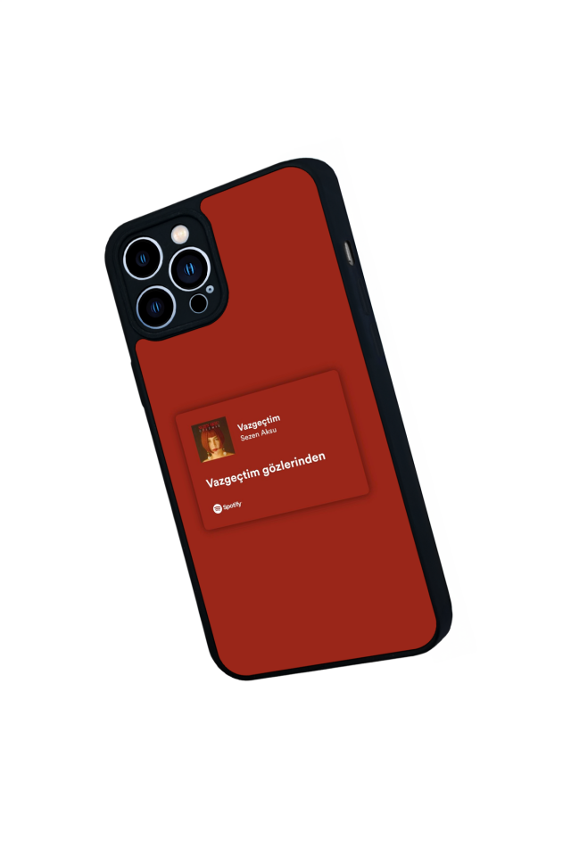 iPhone 13 Pro Max Uyumlu Sarki Sozleri Tasarımlı Glossy Premium Kılıf