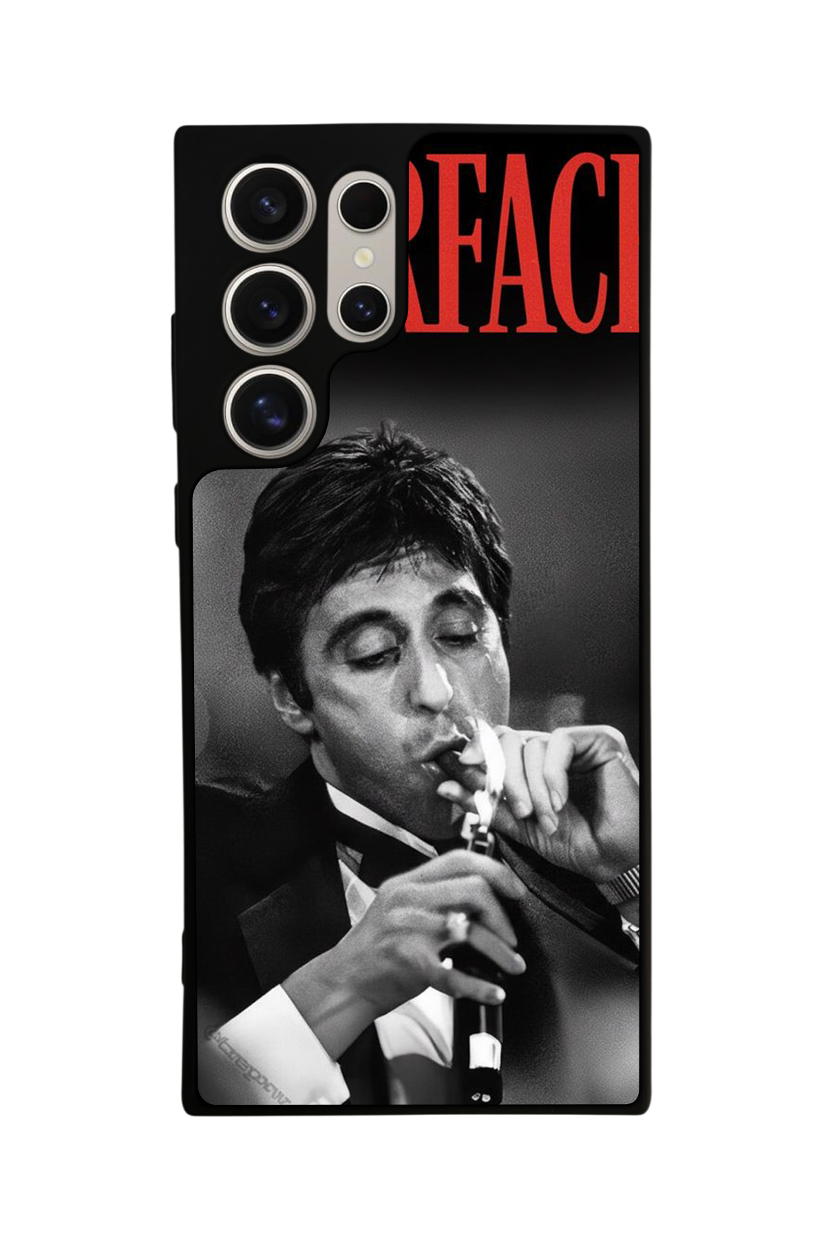 Samsung Galaxy S23 Ultra Uyumlu Scarface Tasarımlı Glossy Premium Kılıf