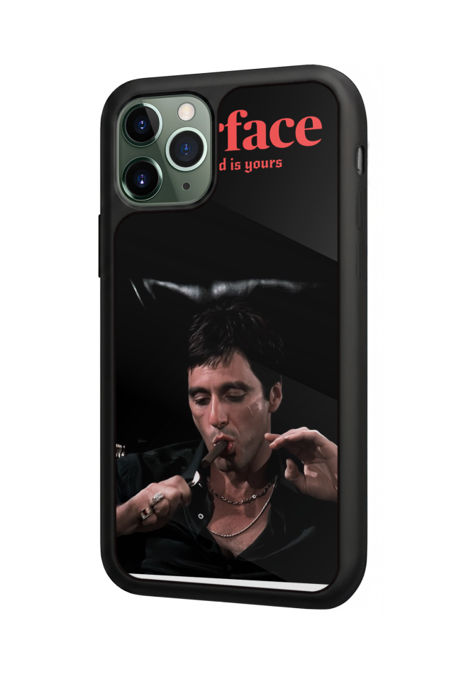 iPhone 11 Pro Uyumlu Scarface Tasarımlı Glossy Premium Kılıf