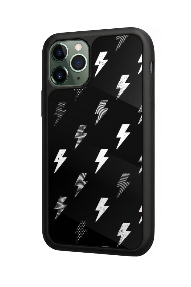 iPhone 11 Pro Uyumlu Simsek Tasarımlı Glossy Premium Kılıf