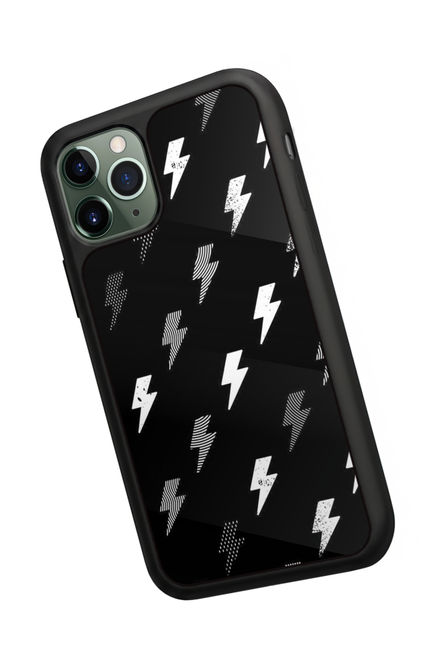 iPhone 11 Pro Uyumlu Simsek Tasarımlı Glossy Premium Kılıf