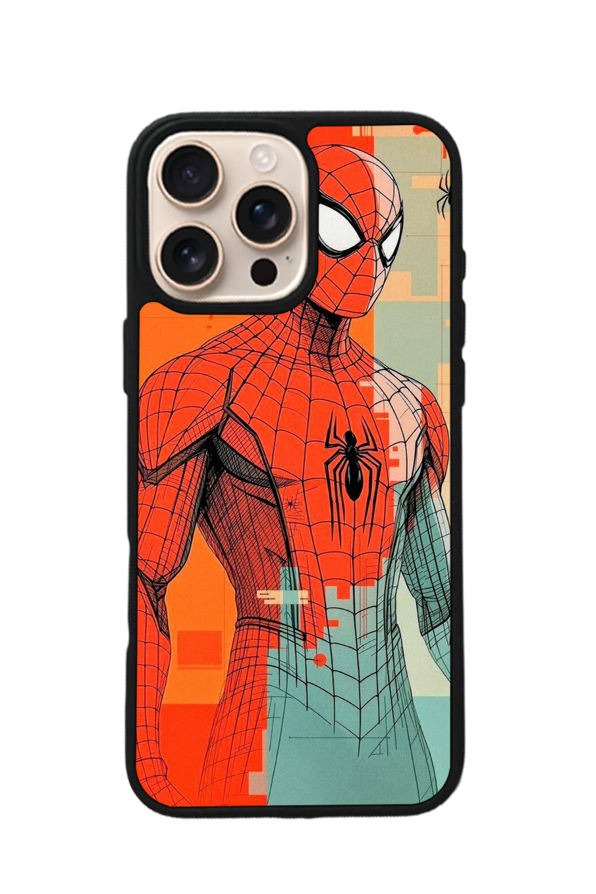 iPhone 16 Pro Uyumlu Spider Man ( Örümcek Adam ) Tasarımlı Glossy Premium Kılıf