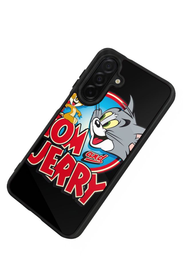 Samsung Galaxy A36 Uyumlu Tom And Jerry Tasarımlı Glossy Premium Kılıf