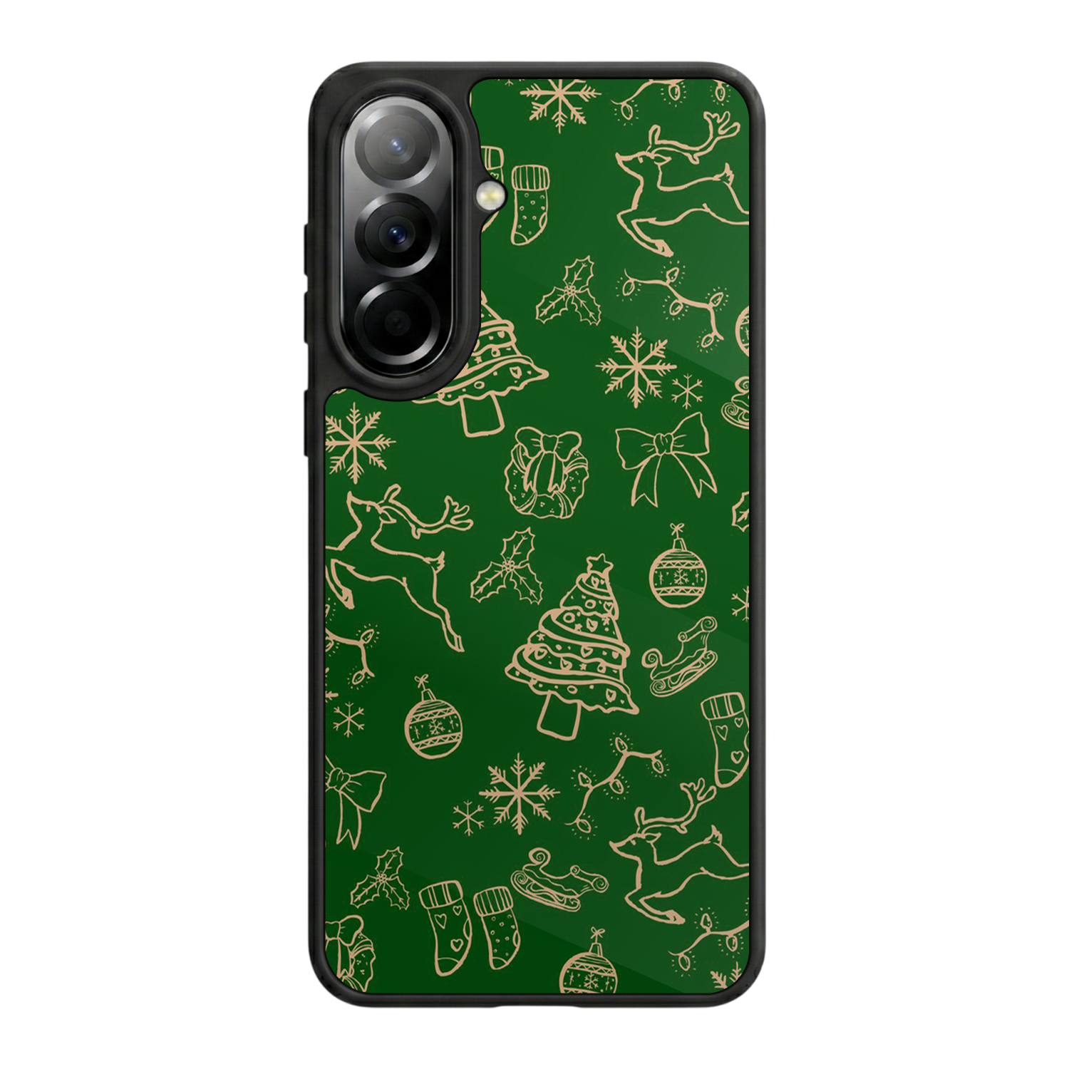 Samsung Galaxy A57 Uyumlu Yilbasi Christmas Tasarımlı Glossy Premium Kılıf